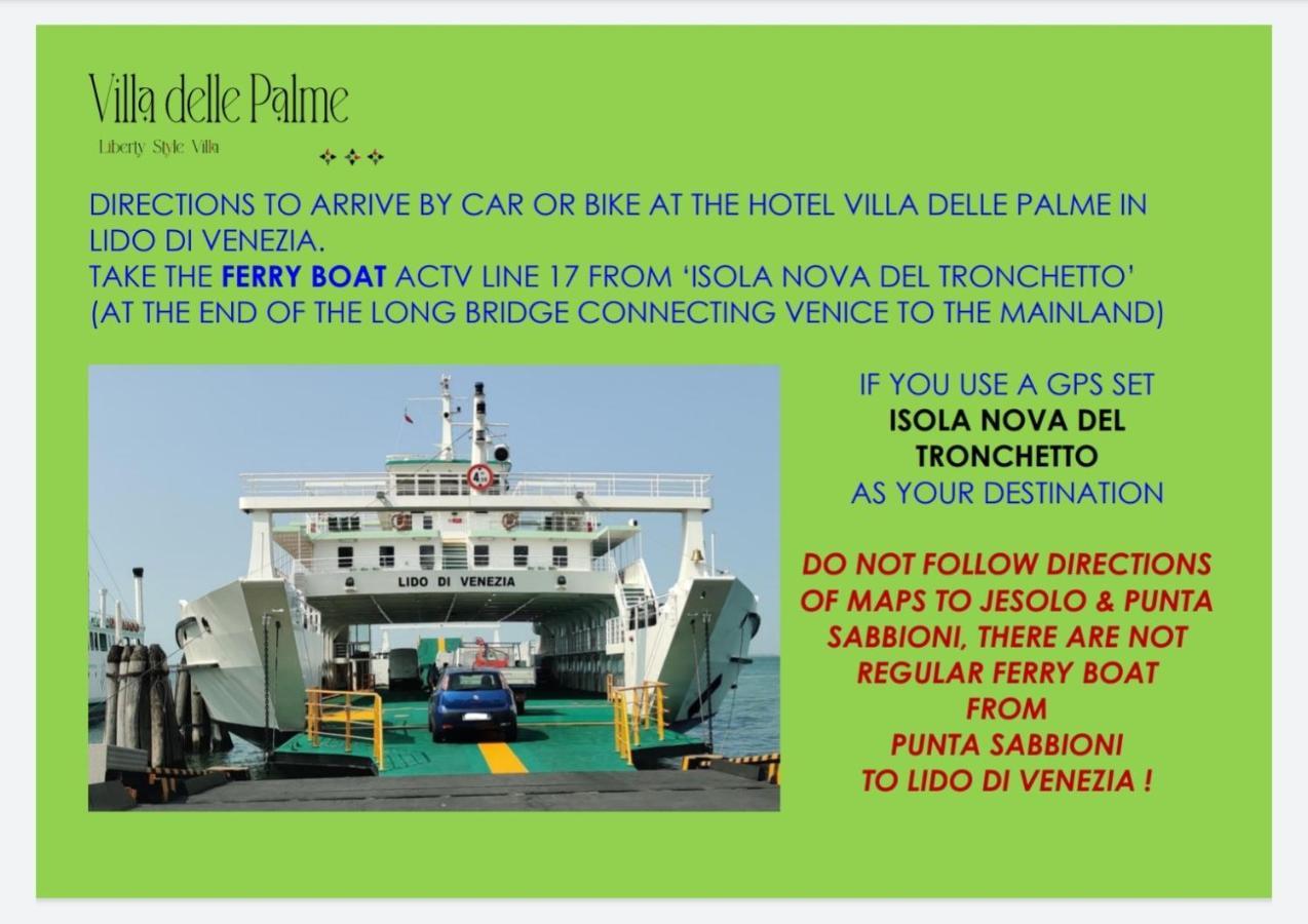 Hotel Villa Delle Palme Lido di Venezia Exterior photo